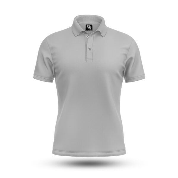 Ash Grey Polo T-Shirt