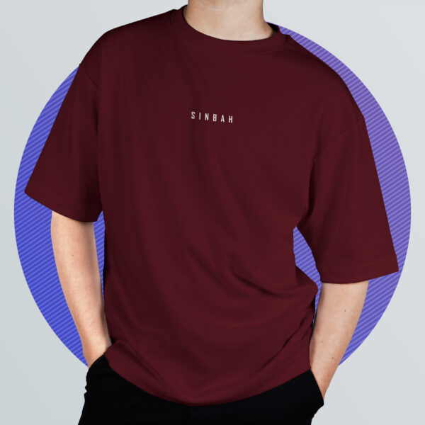 Maroon Oversized T-Shirt