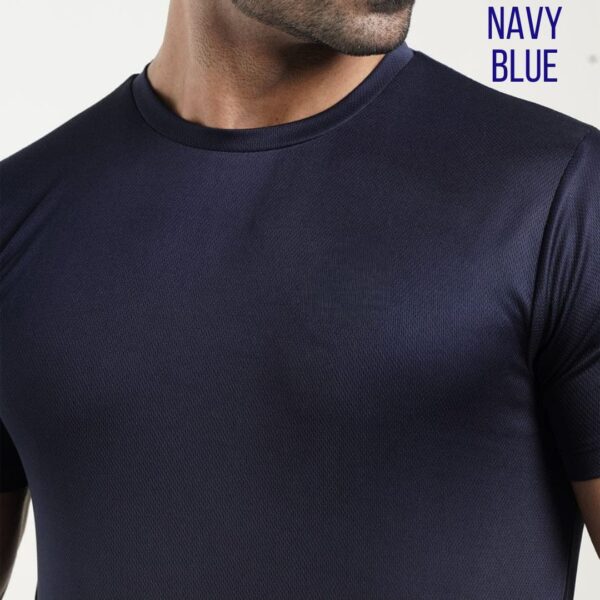 Navy Micro Mesh Gym Tees